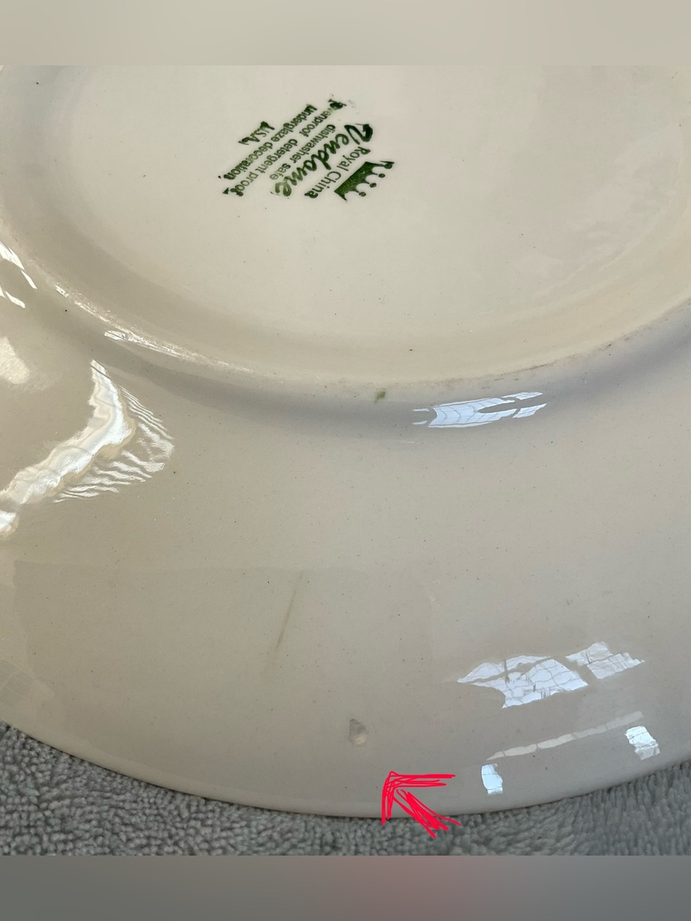 Vintage Royal China Vendome Greenfields 10” - Picture 3 of 8